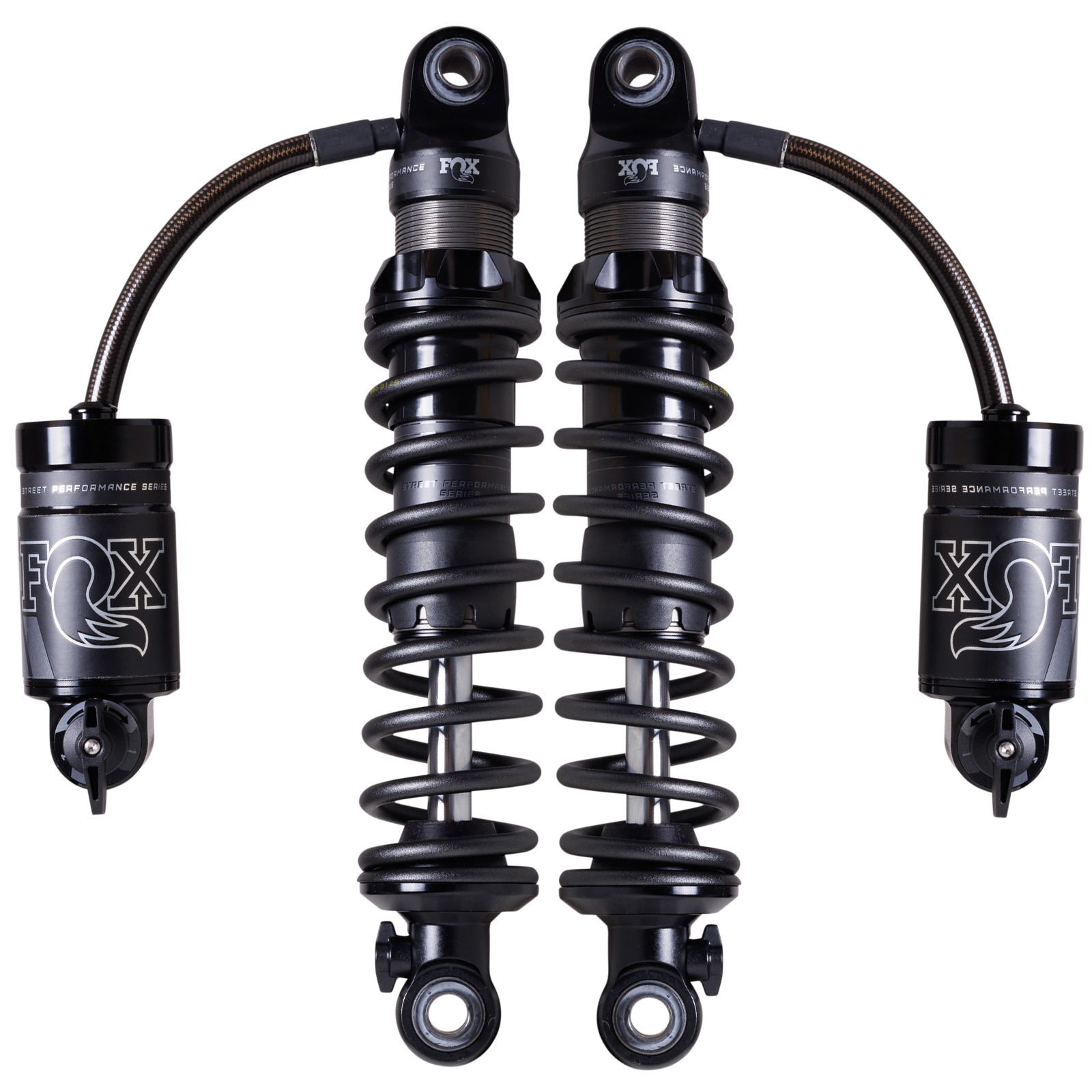 FOX QS3-QSR Remote Resi Rear Shocks for Harley Touring