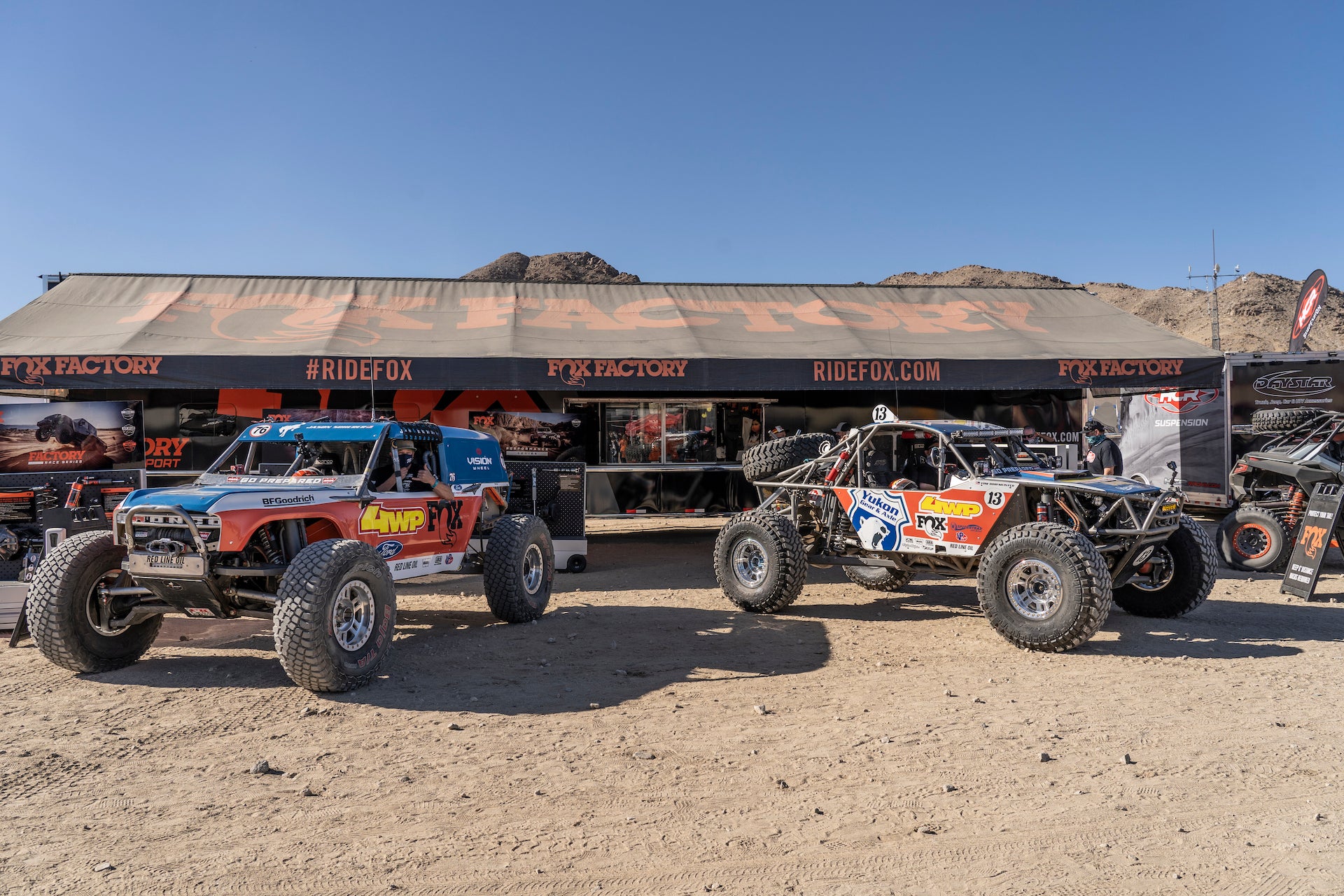 FOX Painting 2022 King of the Hammers In Bronco