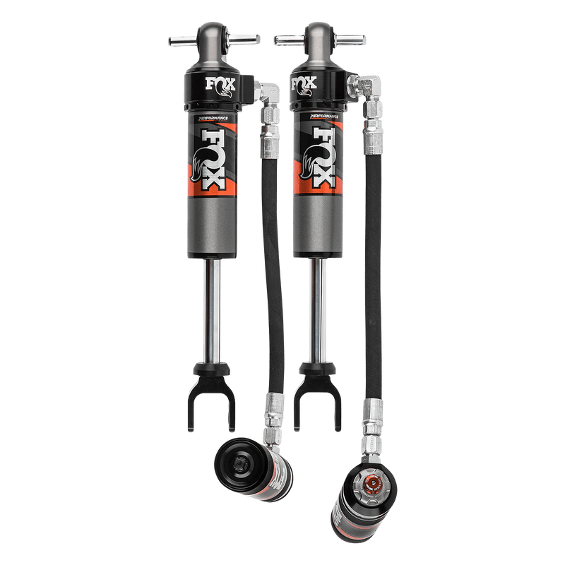 FOX Shocks 2.5 Performance Elite Series Front Reservoir Shock w/ DSC Adjuster, 1.5-2.5in Lift (PN 883-26-084) for 2020-2025 Chevrolet Silverado 2500HD/3500HD (6.6L Duramax V8 (L5P), 6.6L Duramax V8 (L5P, updated))